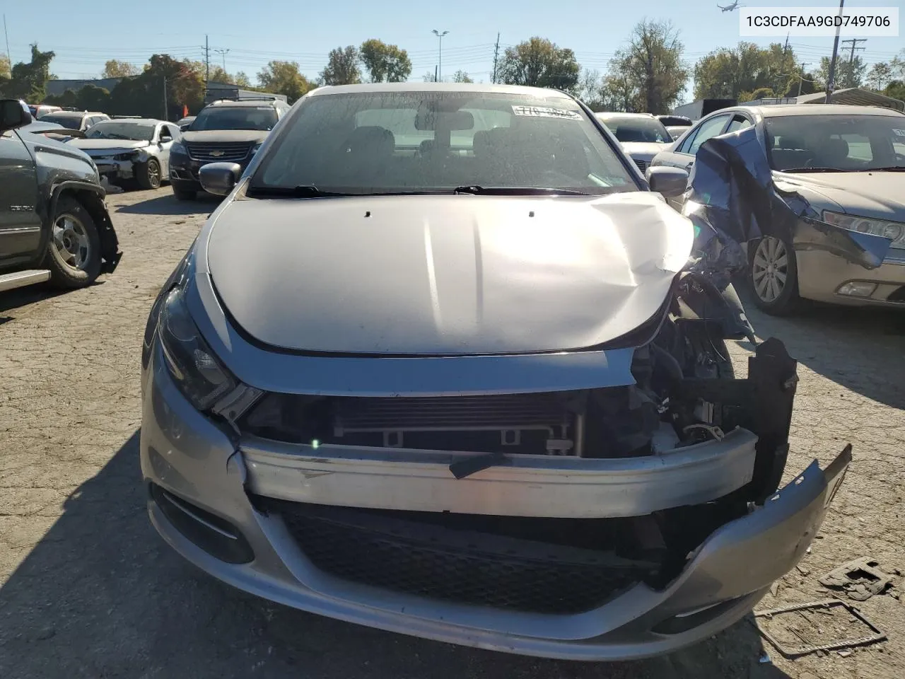 2016 Dodge Dart Se VIN: 1C3CDFAA9GD749706 Lot: 77018824