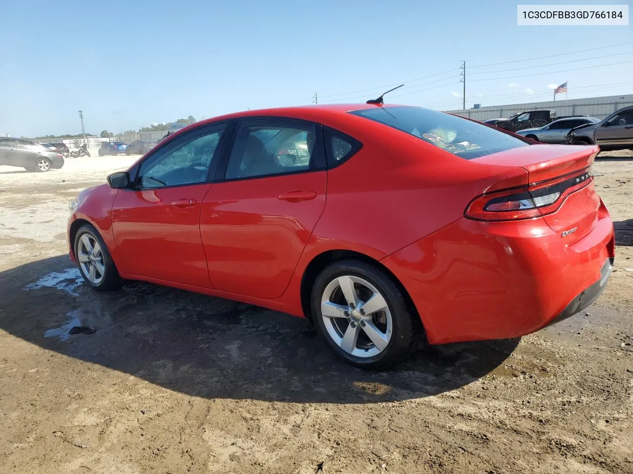 2016 Dodge Dart Sxt VIN: 1C3CDFBB3GD766184 Lot: 77095644