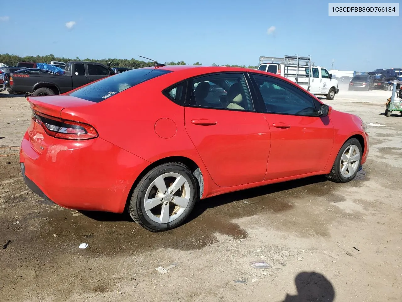 2016 Dodge Dart Sxt VIN: 1C3CDFBB3GD766184 Lot: 77095644