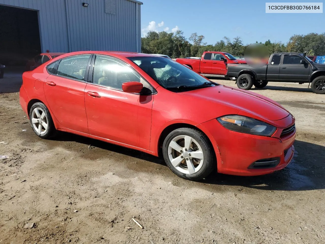 2016 Dodge Dart Sxt VIN: 1C3CDFBB3GD766184 Lot: 77095644