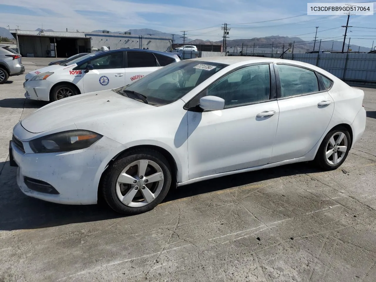 2016 Dodge Dart Sxt VIN: 1C3CDFBB9GD517064 Lot: 77213784