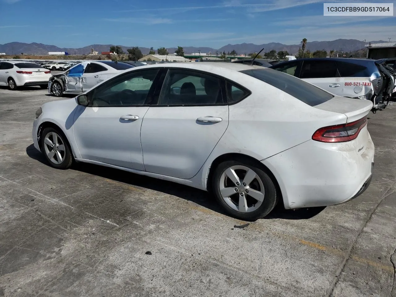 2016 Dodge Dart Sxt VIN: 1C3CDFBB9GD517064 Lot: 77213784