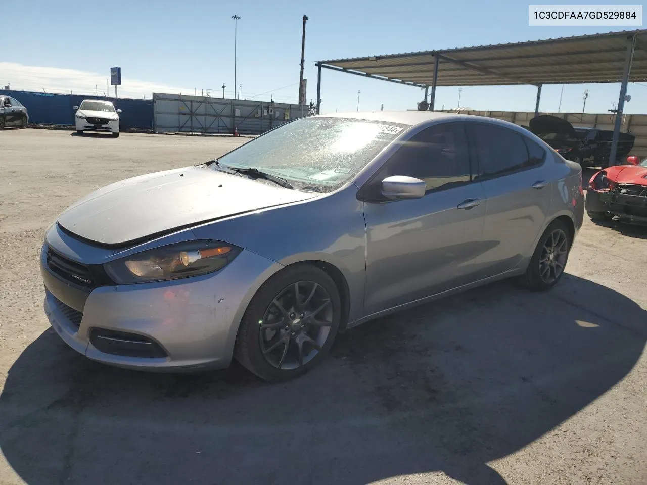 2016 Dodge Dart Se VIN: 1C3CDFAA7GD529884 Lot: 77221244