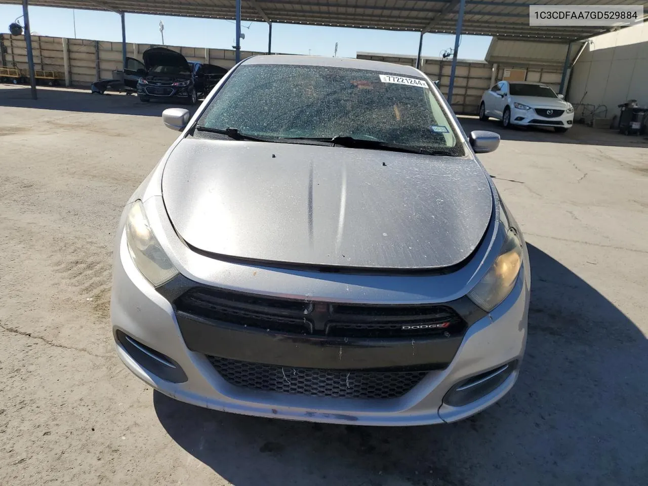 2016 Dodge Dart Se VIN: 1C3CDFAA7GD529884 Lot: 77221244