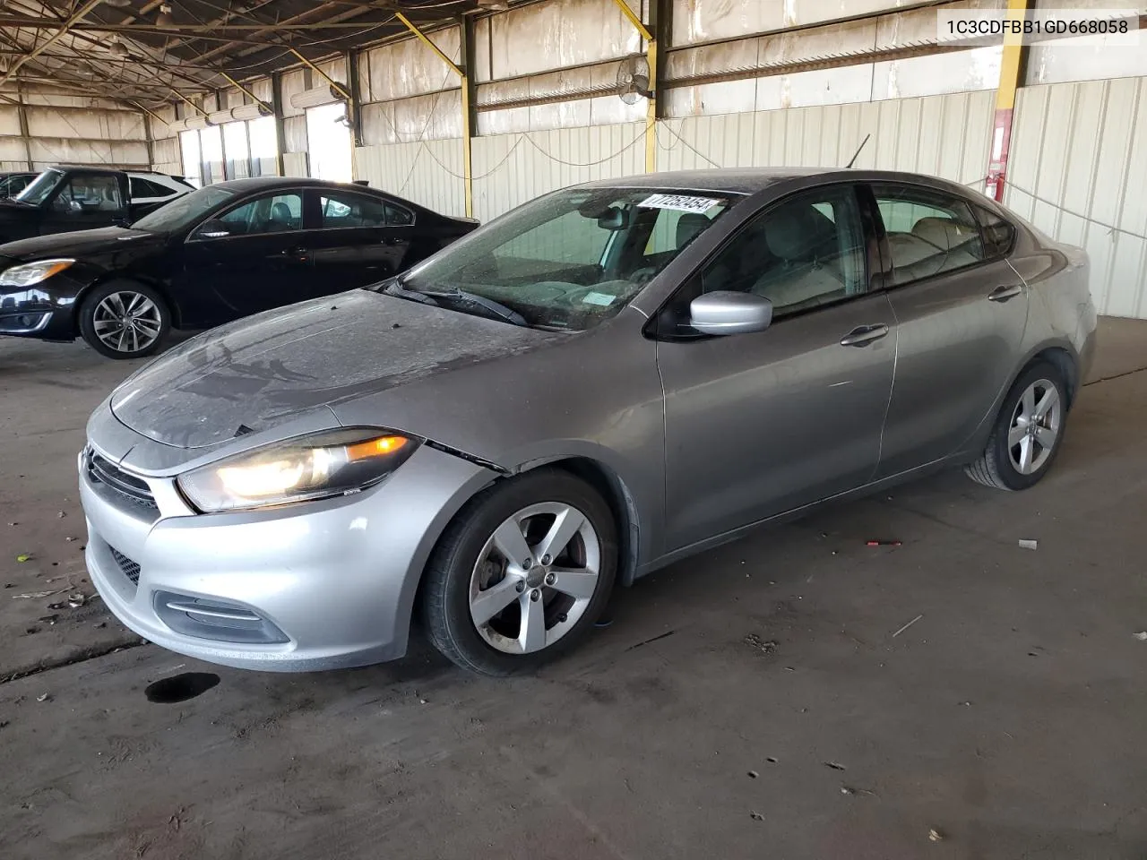 2016 Dodge Dart Sxt VIN: 1C3CDFBB1GD668058 Lot: 77252454