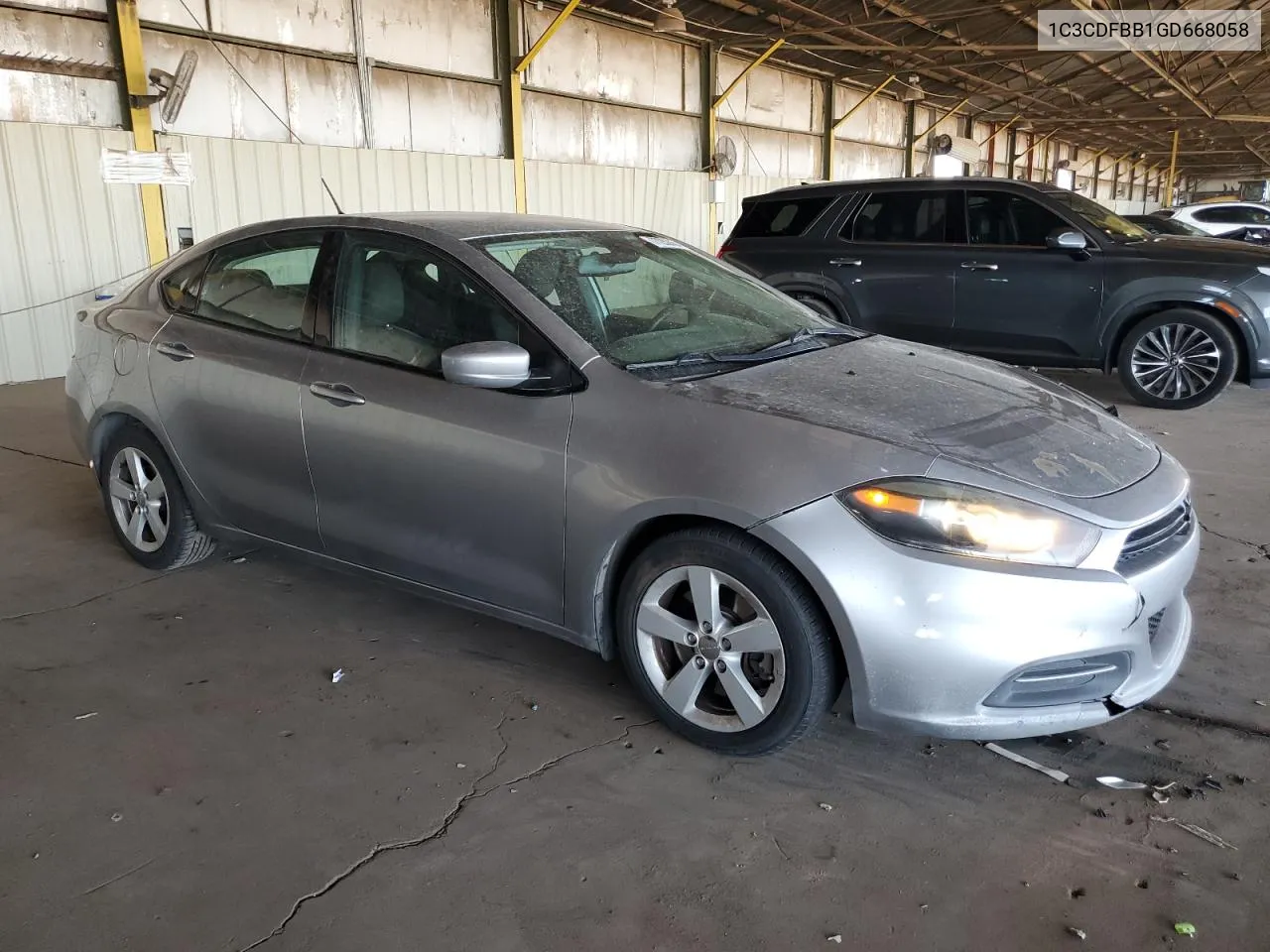 2016 Dodge Dart Sxt VIN: 1C3CDFBB1GD668058 Lot: 77252454