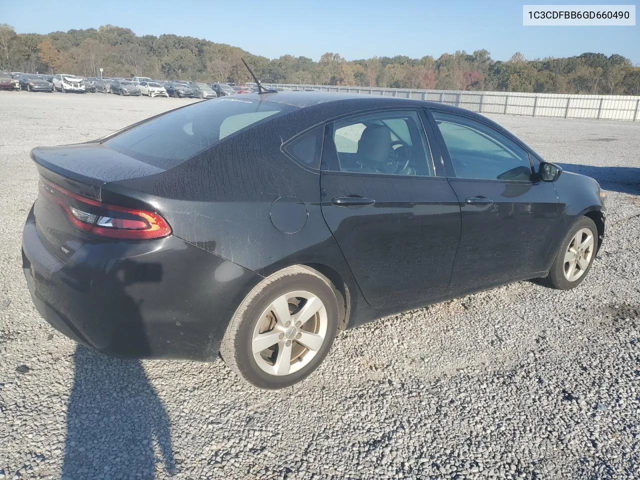 2016 Dodge Dart Sxt VIN: 1C3CDFBB6GD660490 Lot: 77583214