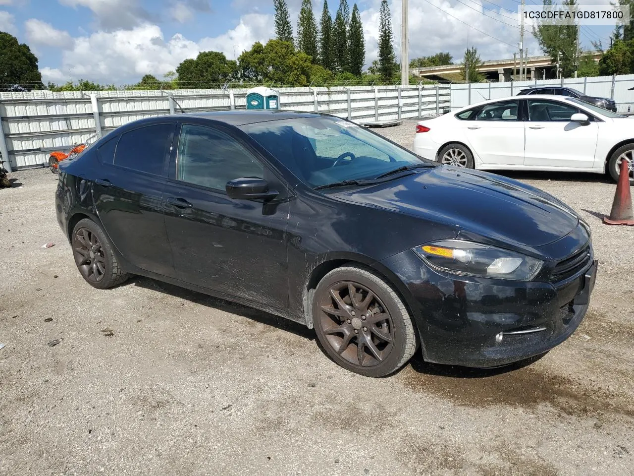 2016 Dodge Dart Sxt Sport VIN: 1C3CDFFA1GD817800 Lot: 77596424