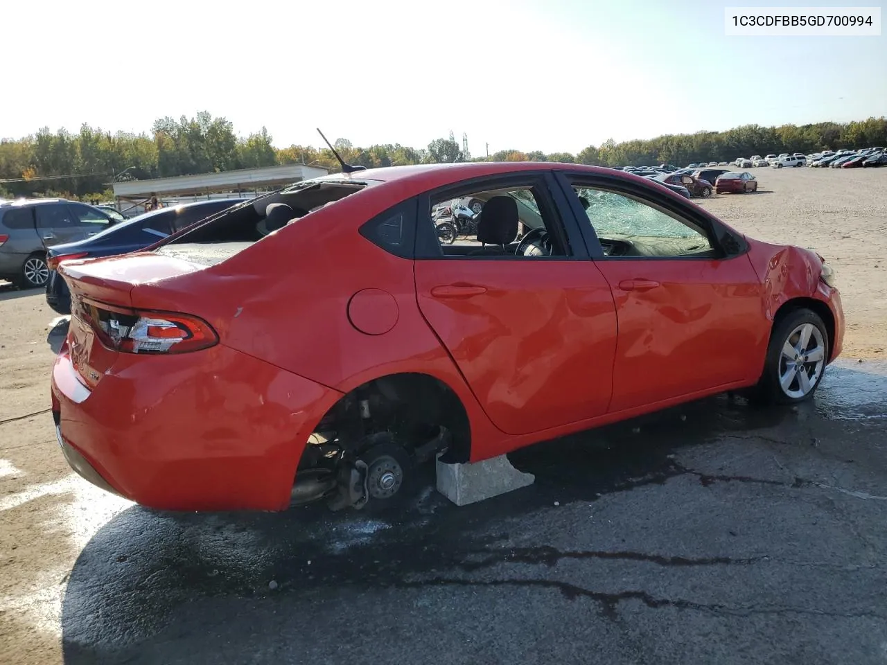 2016 Dodge Dart Sxt VIN: 1C3CDFBB5GD700994 Lot: 77775364