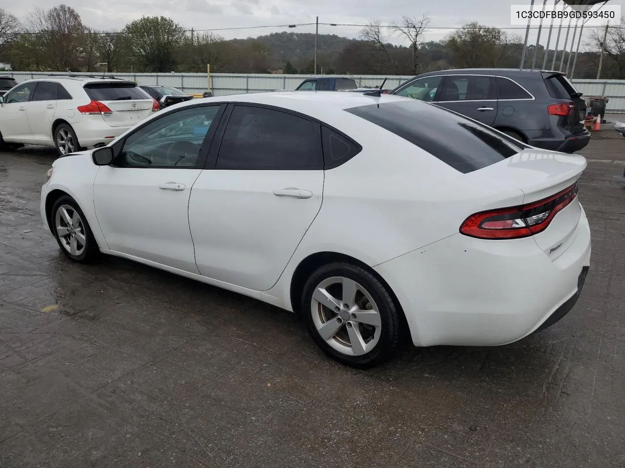 2016 Dodge Dart Sxt VIN: 1C3CDFBB9GD593450 Lot: 79092944