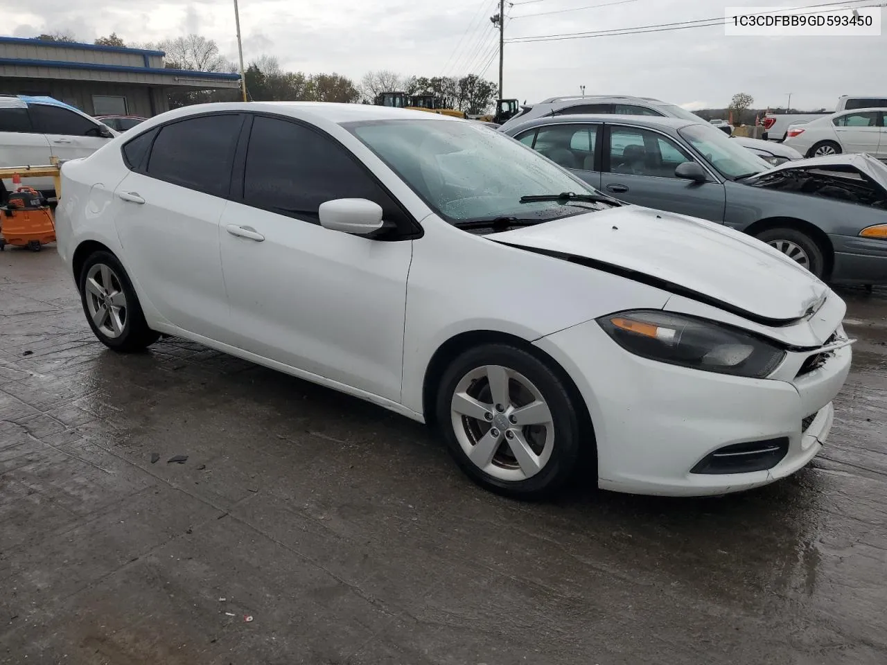 2016 Dodge Dart Sxt VIN: 1C3CDFBB9GD593450 Lot: 79092944