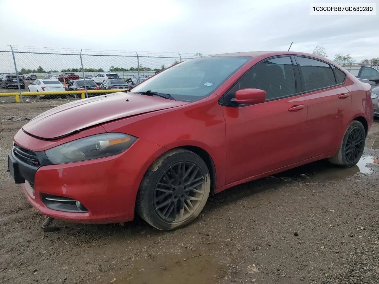 2016 Dodge Dart Sxt VIN: 1C3CDFBB7GD680280 Lot: 80102914