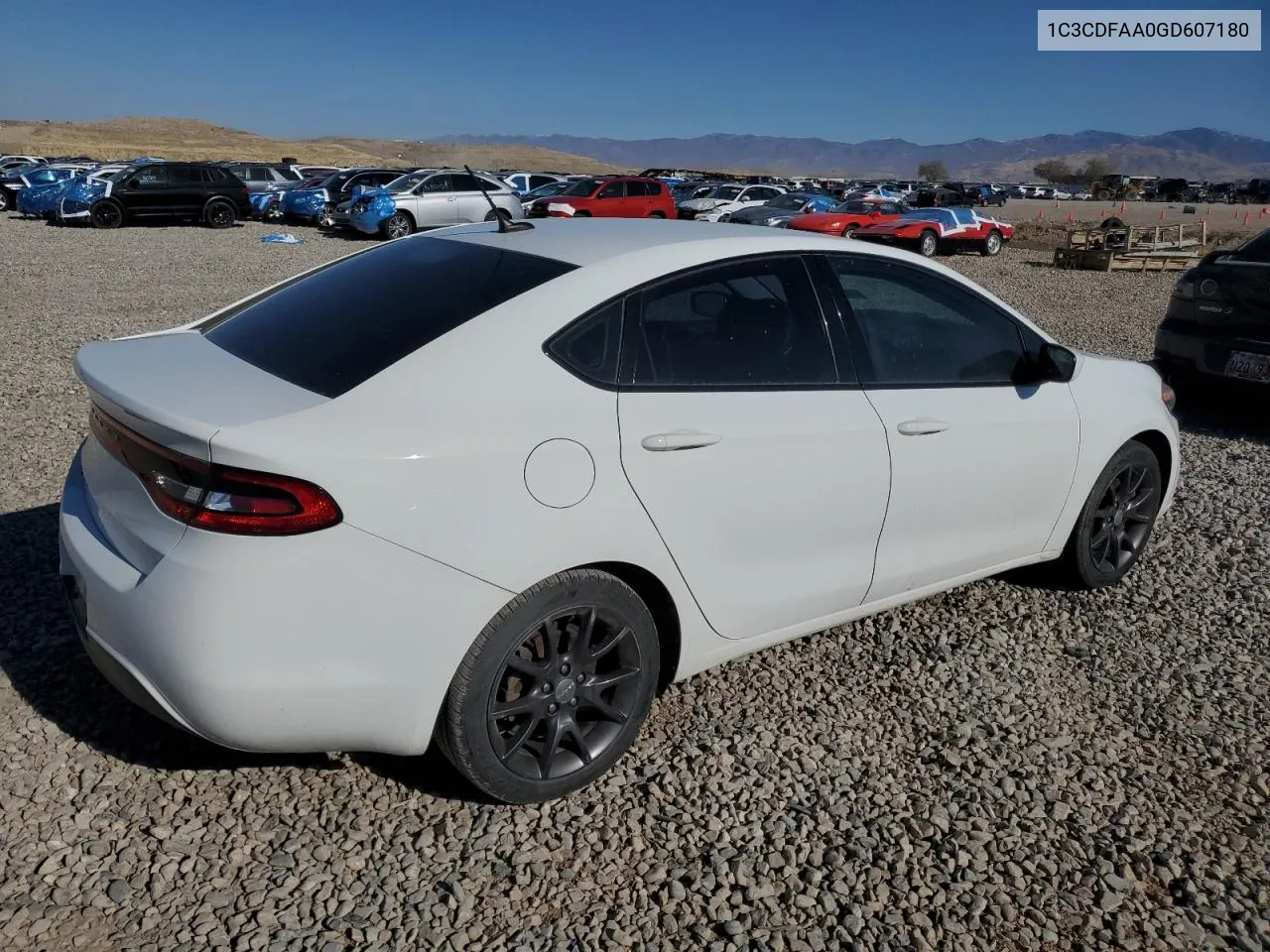 2016 Dodge Dart Se VIN: 1C3CDFAA0GD607180 Lot: 80354724