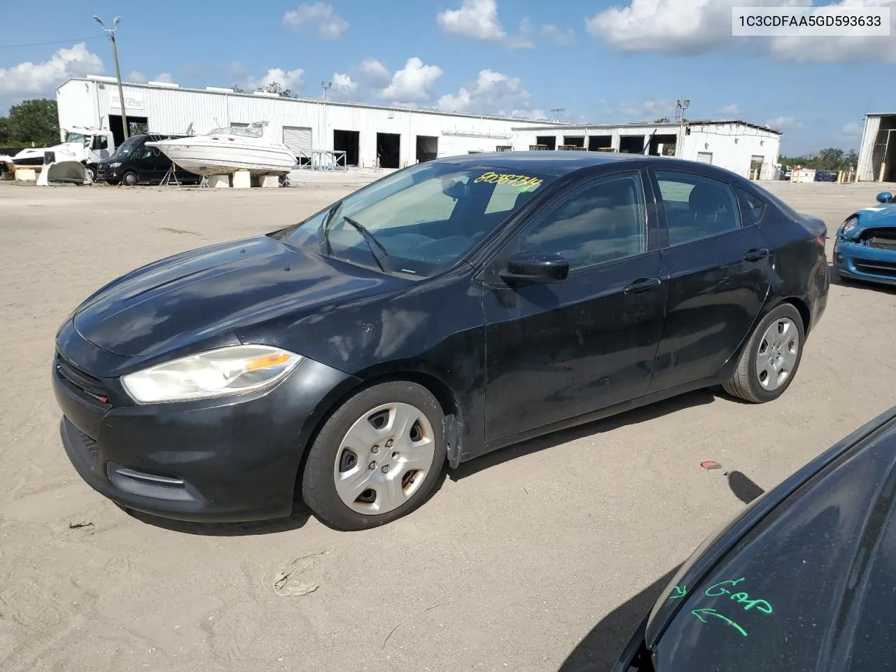 2016 Dodge Dart Se VIN: 1C3CDFAA5GD593633 Lot: 80387314