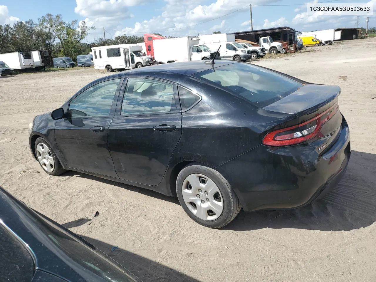 2016 Dodge Dart Se VIN: 1C3CDFAA5GD593633 Lot: 80387314