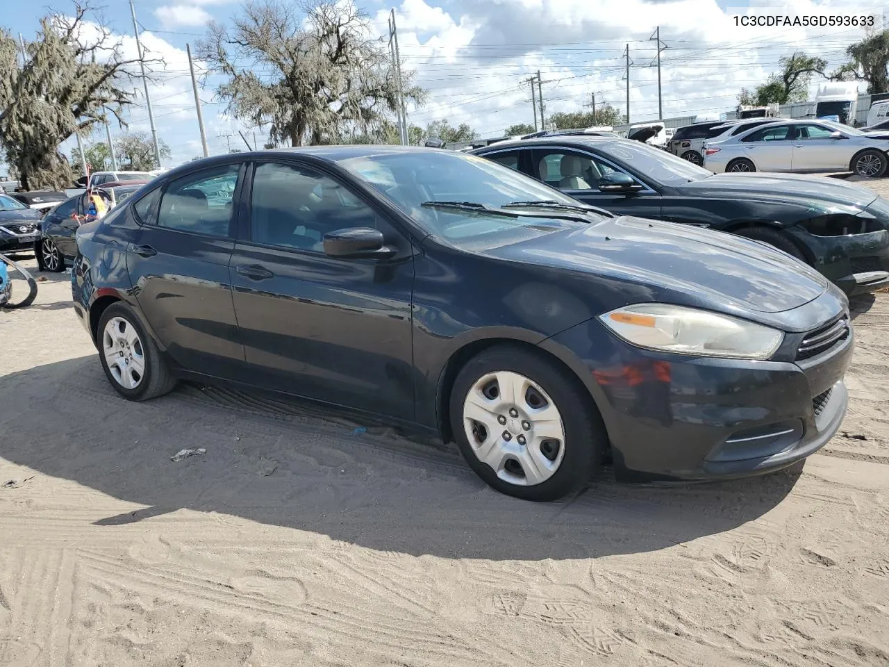 2016 Dodge Dart Se VIN: 1C3CDFAA5GD593633 Lot: 80387314