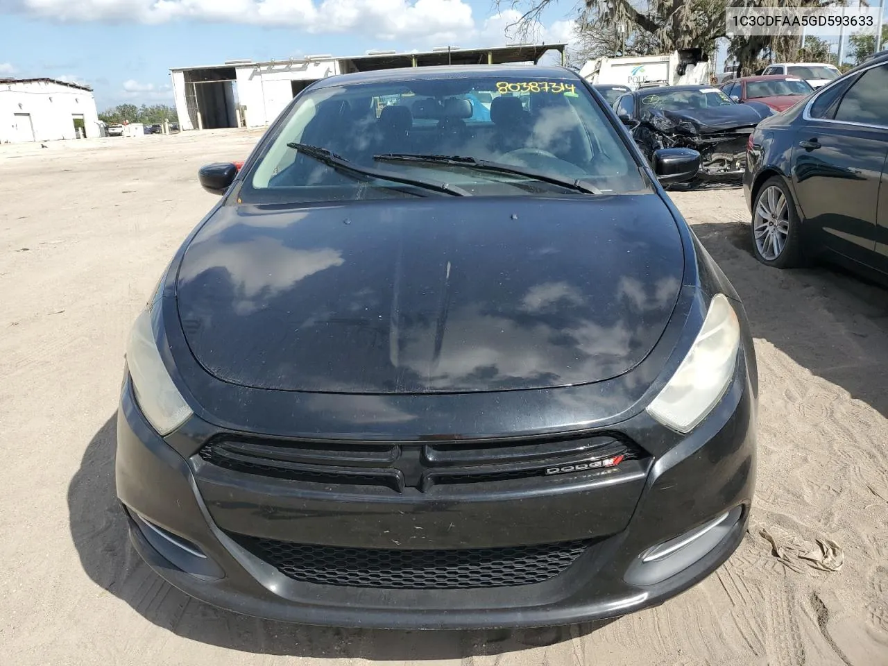 2016 Dodge Dart Se VIN: 1C3CDFAA5GD593633 Lot: 80387314