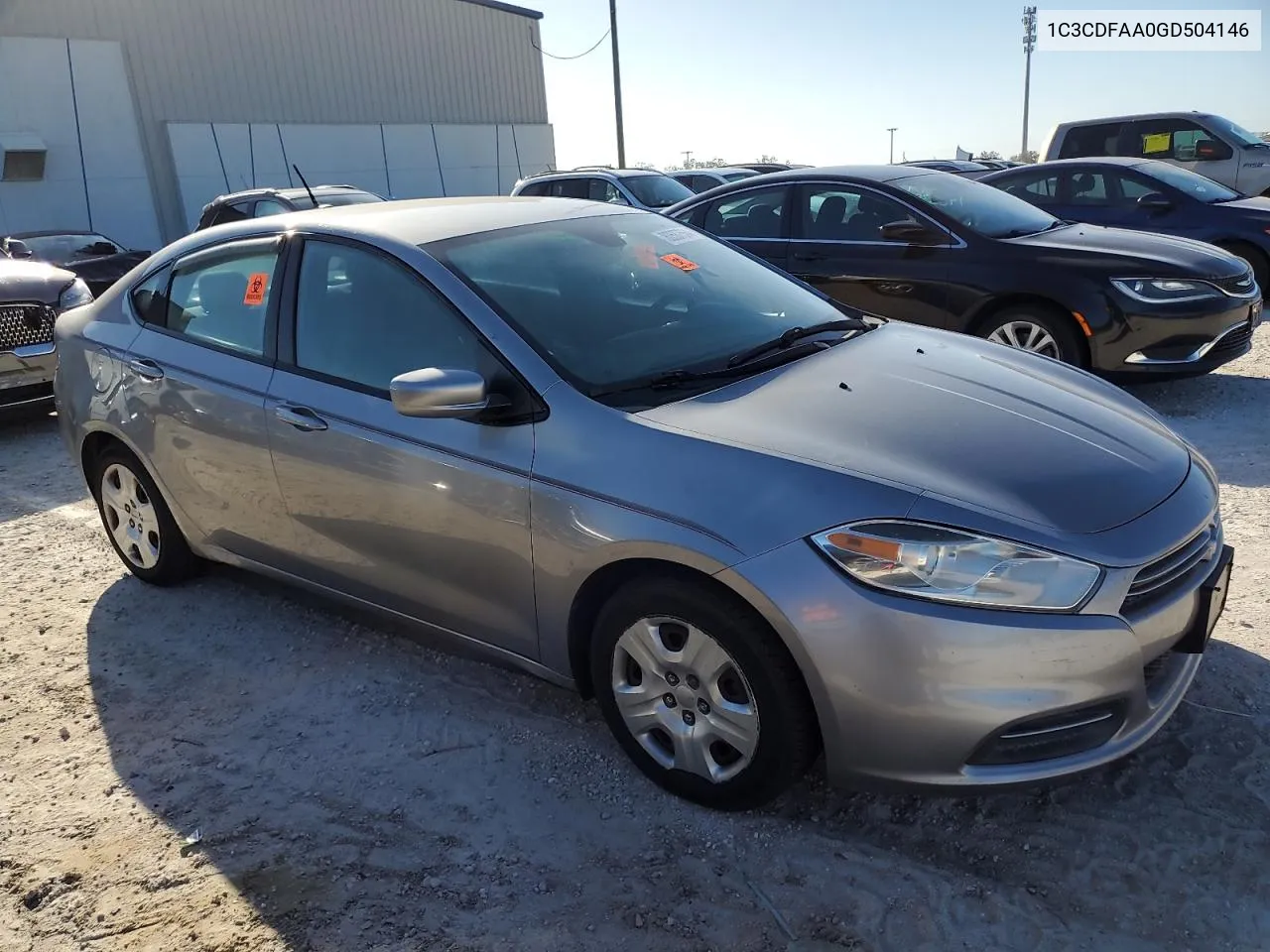 2016 Dodge Dart Se VIN: 1C3CDFAA0GD504146 Lot: 80587564