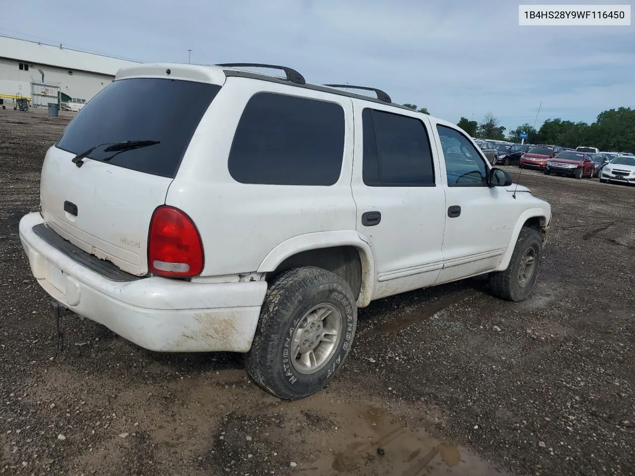 1998 Dodge Durango VIN: 1B4HS28Y9WF116450 Lot: 61768474