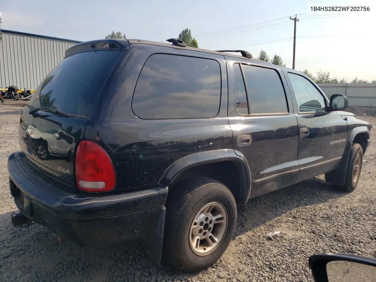 1998 Dodge Durango VIN: 1B4HS28Z2WF202756 Lot: 66585024