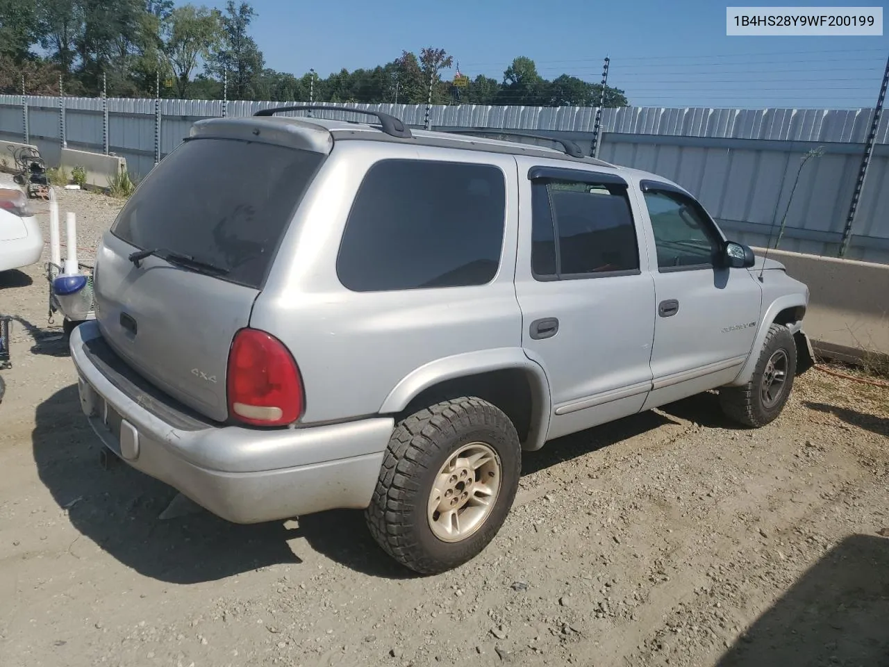 1B4HS28Y9WF200199 1998 Dodge Durango