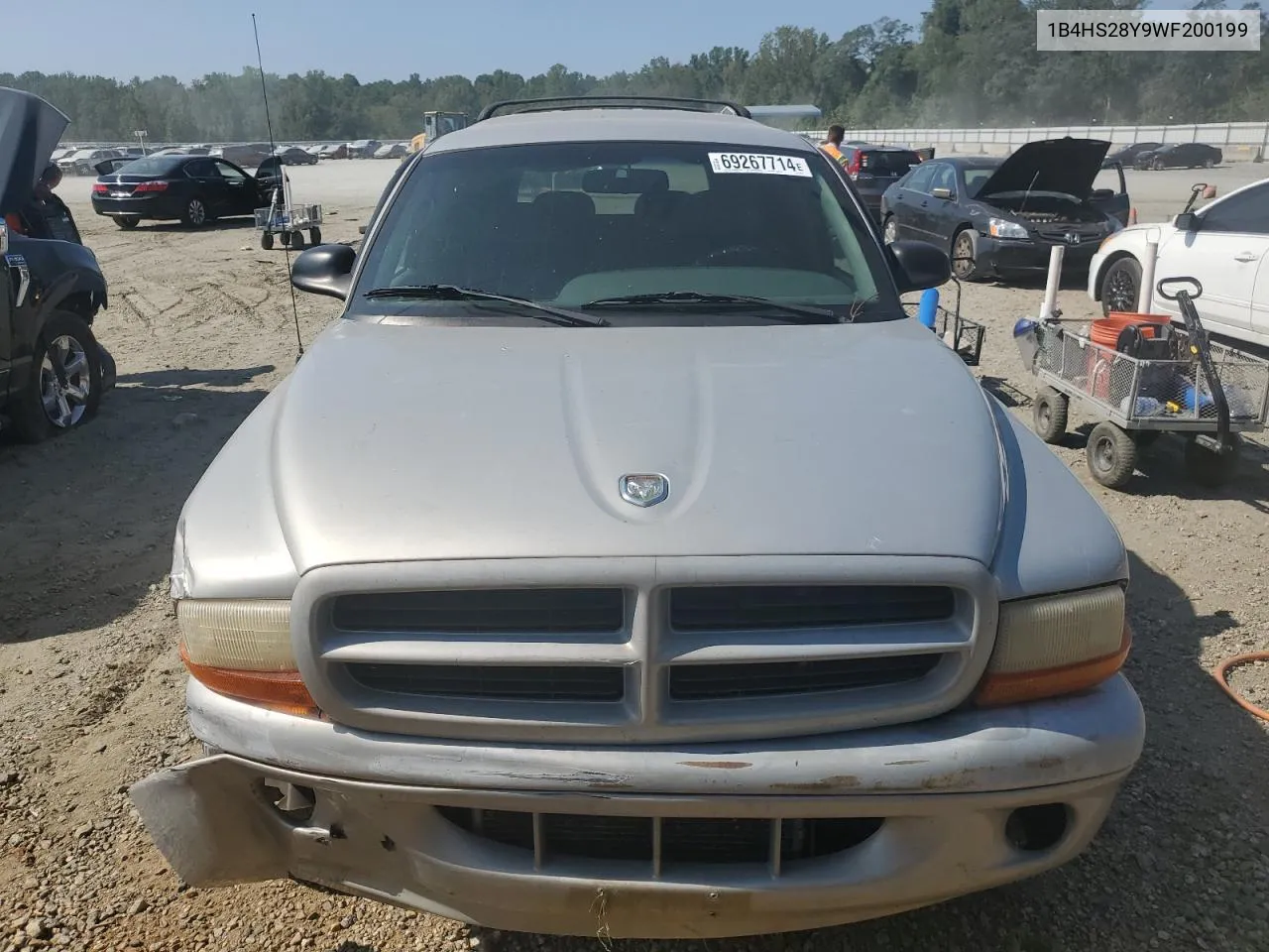 1998 Dodge Durango VIN: 1B4HS28Y9WF200199 Lot: 69267714