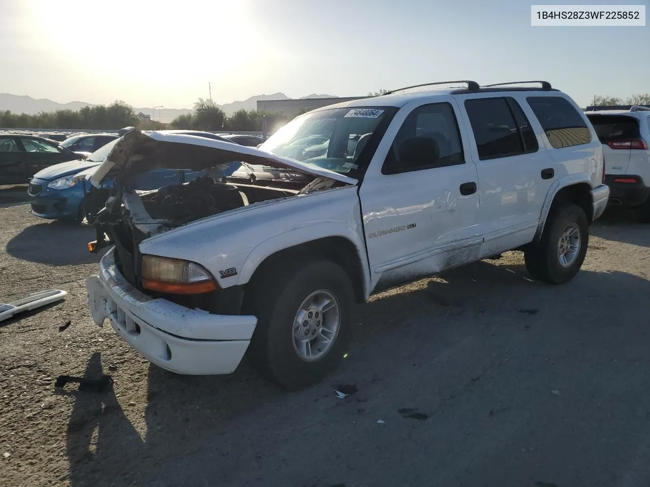 1998 Dodge Durango VIN: 1B4HS28Z3WF225852 Lot: 74848064