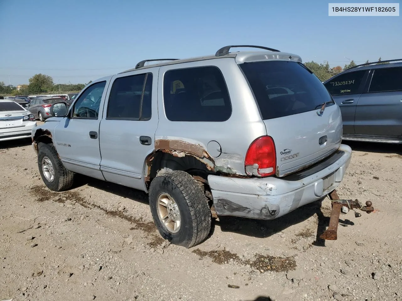 1998 Dodge Durango VIN: 1B4HS28Y1WF182605 Lot: 75245744