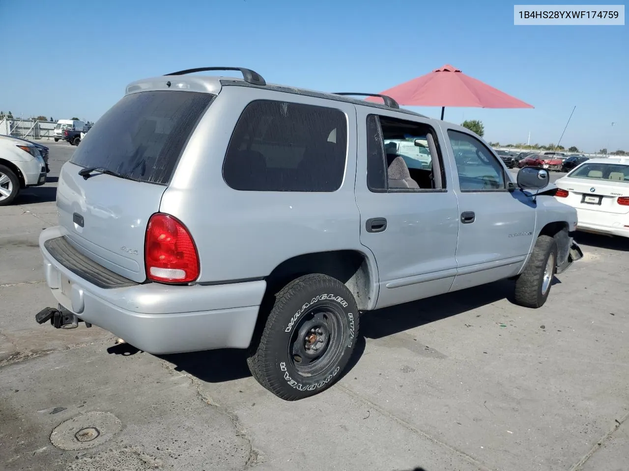 1998 Dodge Durango VIN: 1B4HS28YXWF174759 Lot: 75835864