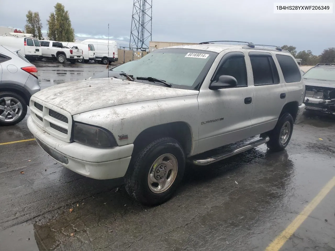 1998 Dodge Durango VIN: 1B4HS28YXWF206349 Lot: 80169014