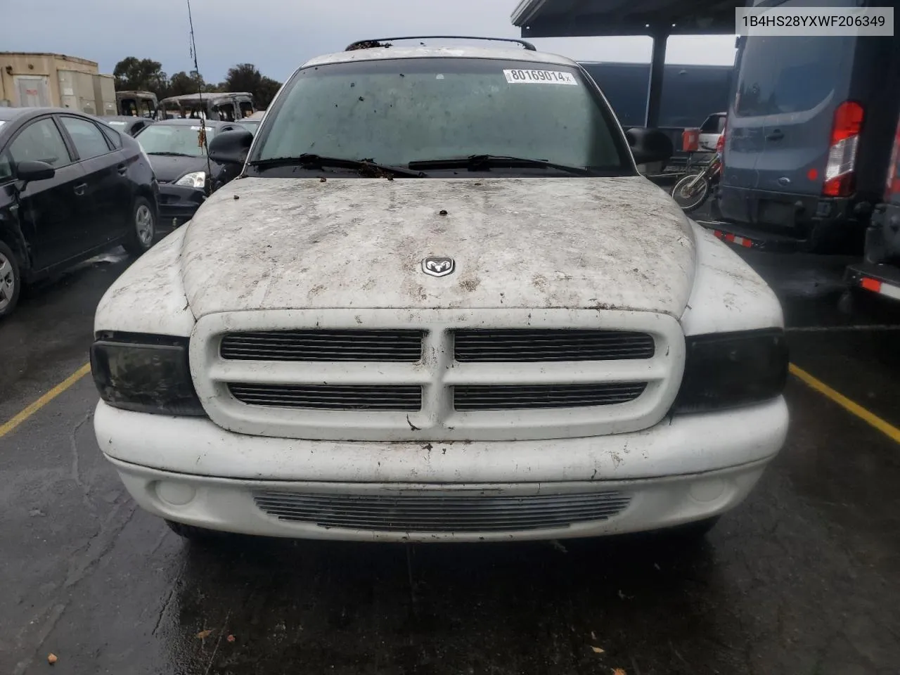 1998 Dodge Durango VIN: 1B4HS28YXWF206349 Lot: 80169014