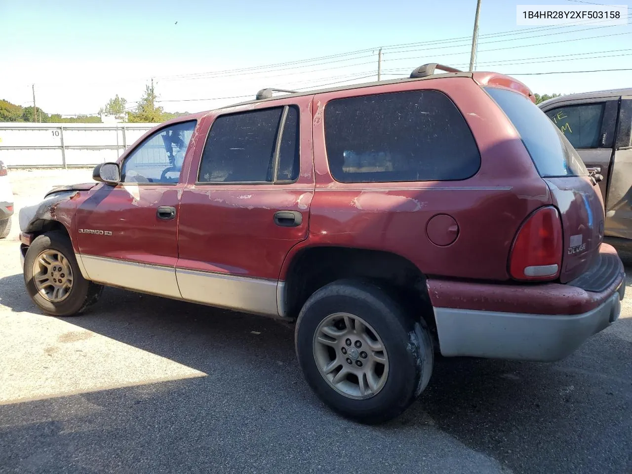 1999 Dodge Durango VIN: 1B4HR28Y2XF503158 Lot: 74024244