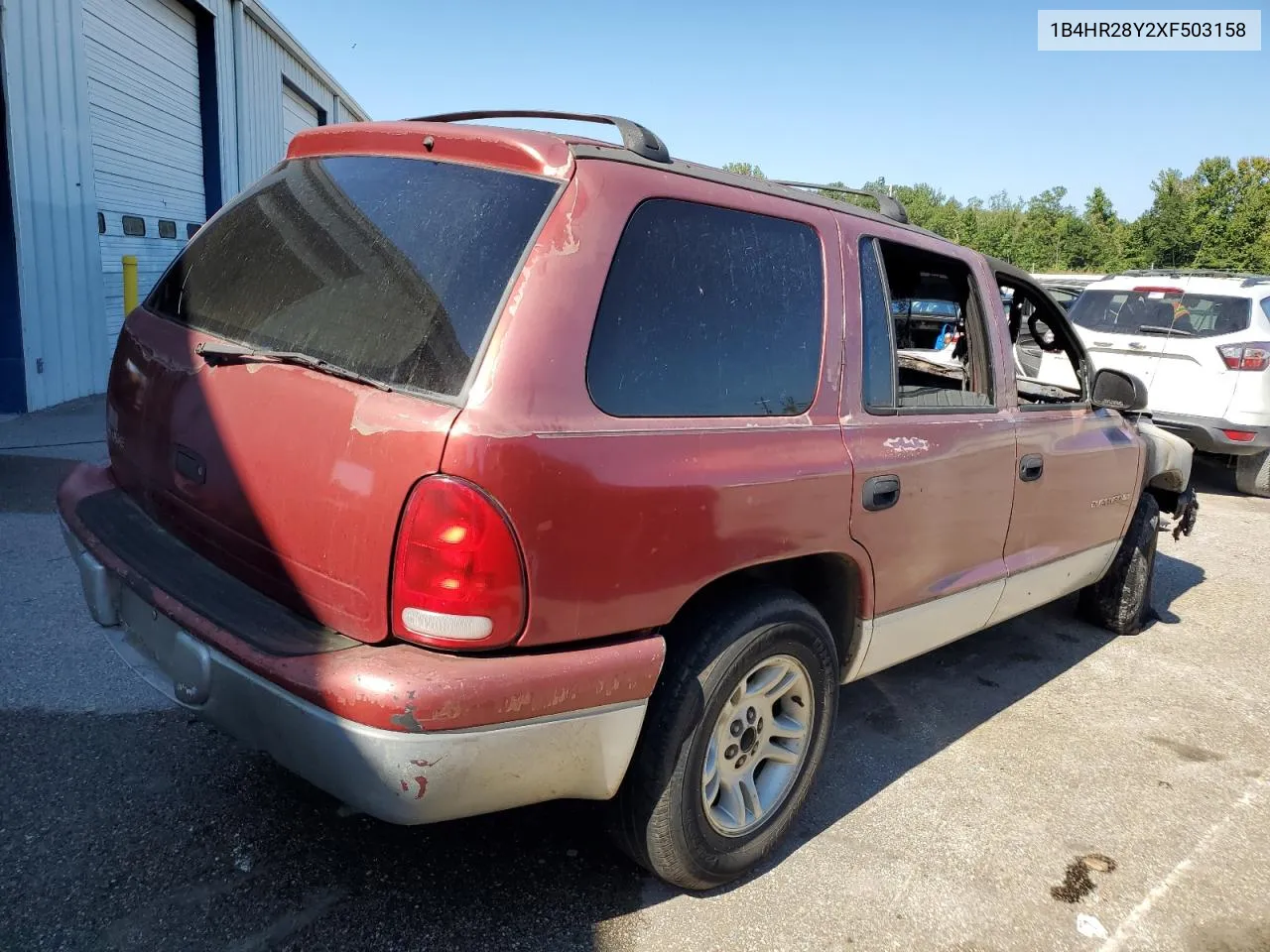 1999 Dodge Durango VIN: 1B4HR28Y2XF503158 Lot: 74024244