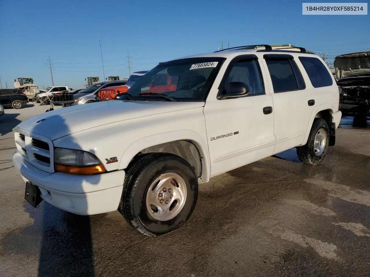 1999 Dodge Durango VIN: 1B4HR28Y0XF585214 Lot: 77665824