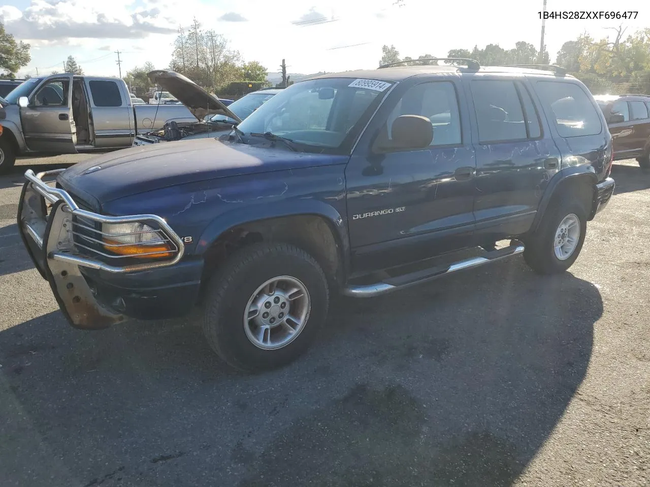 1999 Dodge Durango VIN: 1B4HS28ZXXF696477 Lot: 80995914