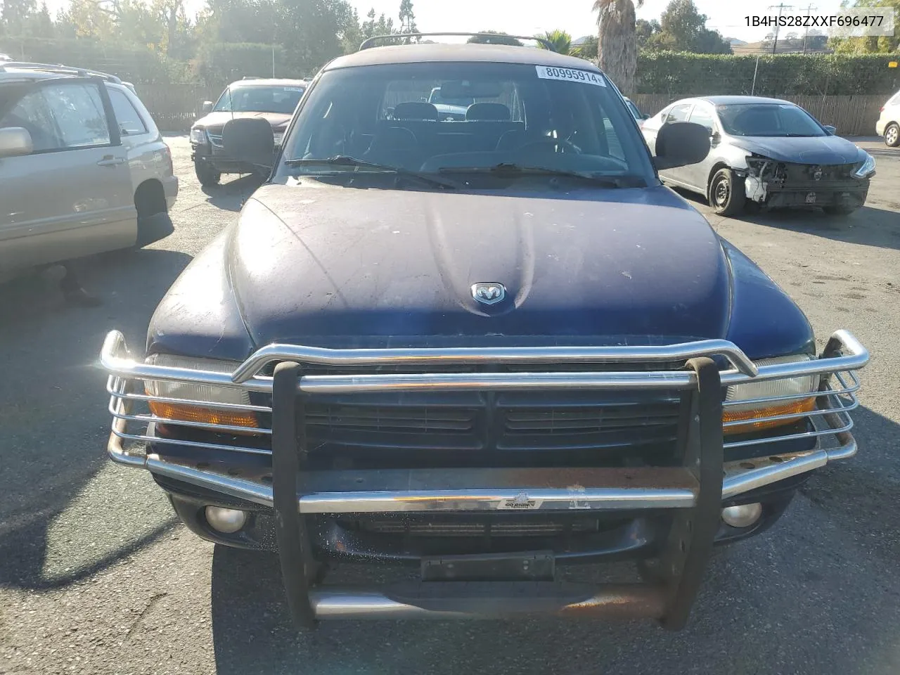 1999 Dodge Durango VIN: 1B4HS28ZXXF696477 Lot: 80995914