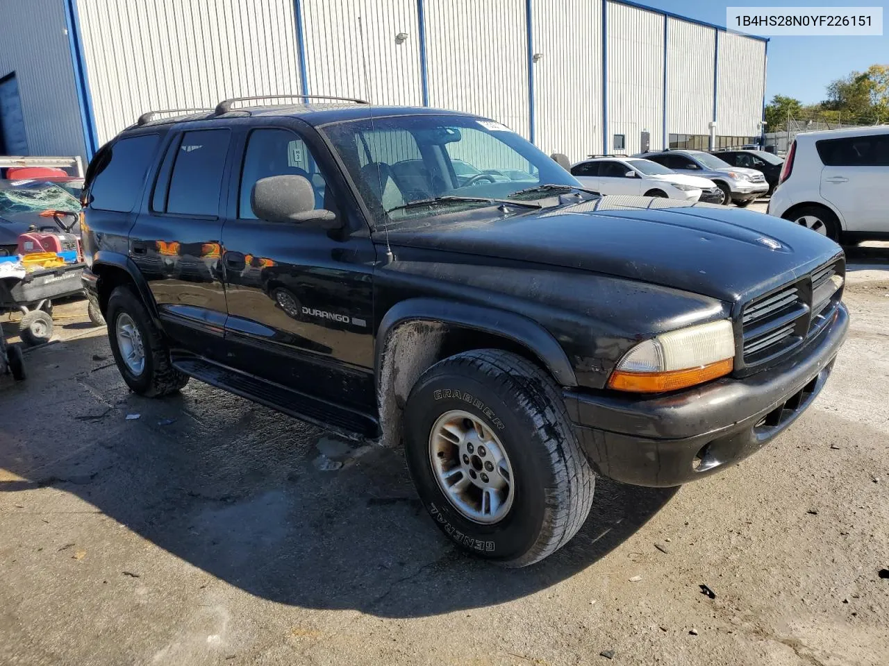 2000 Dodge Durango VIN: 1B4HS28N0YF226151 Lot: 75307114