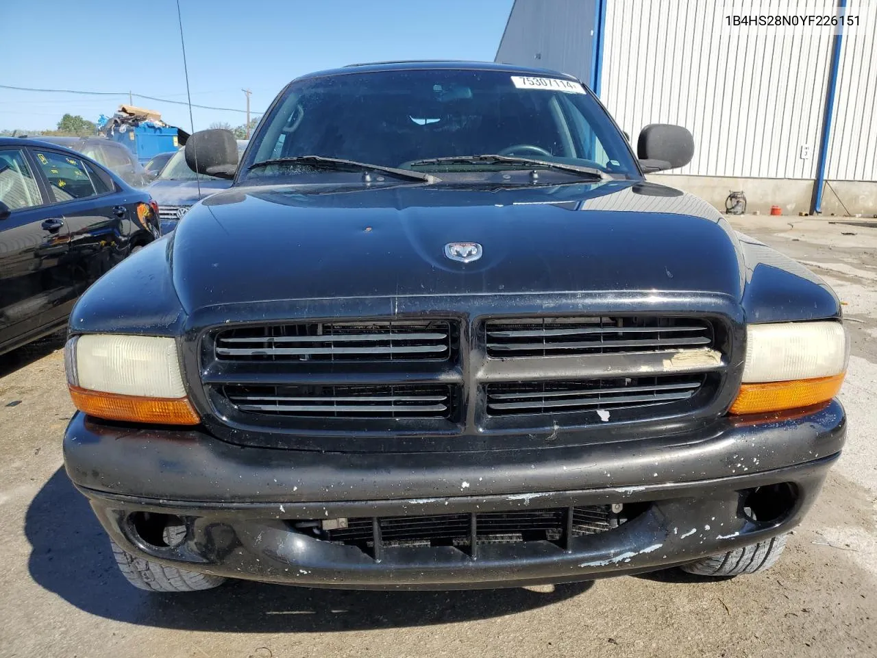 2000 Dodge Durango VIN: 1B4HS28N0YF226151 Lot: 75307114