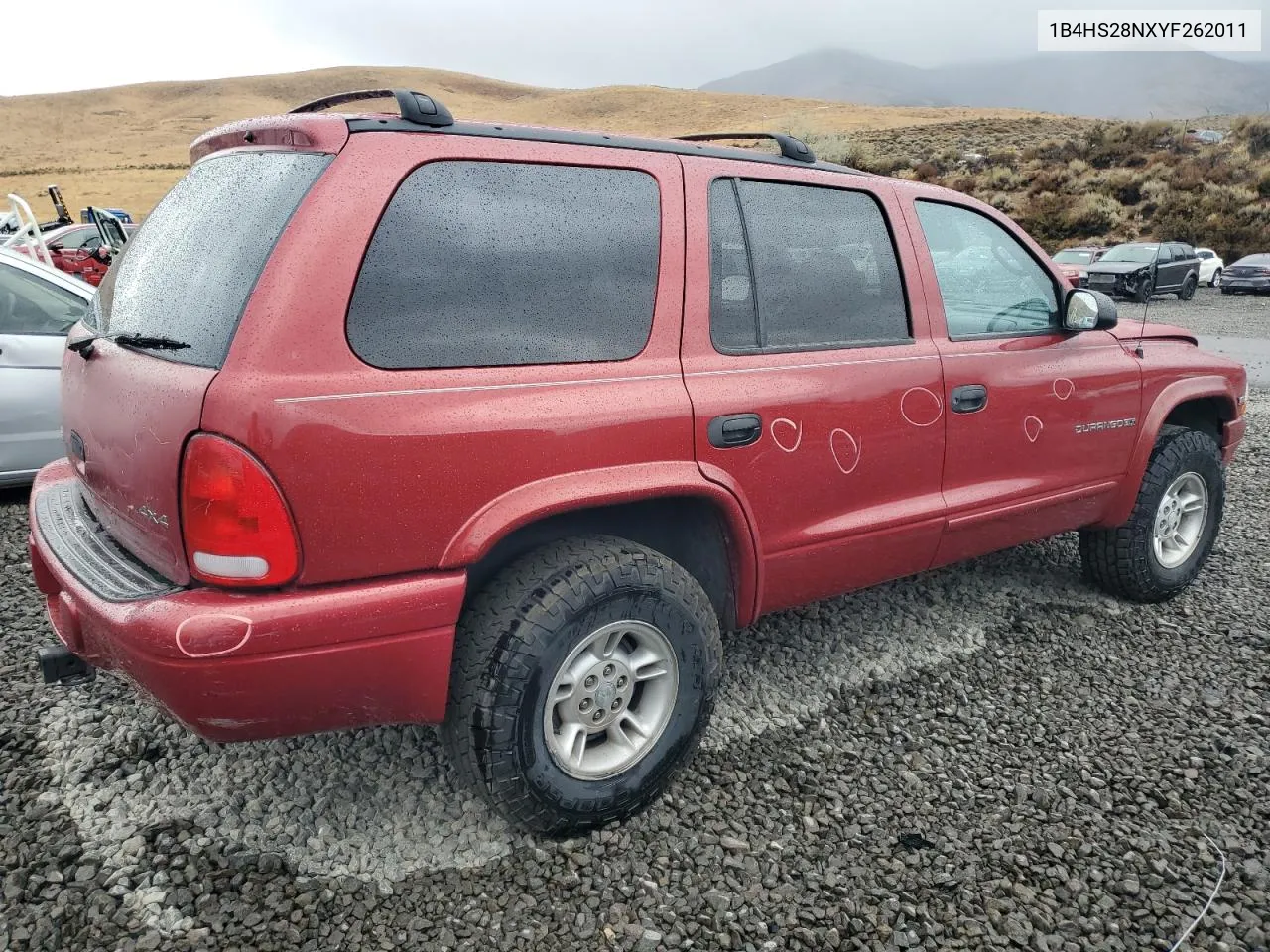 2000 Dodge Durango VIN: 1B4HS28NXYF262011 Lot: 76277374