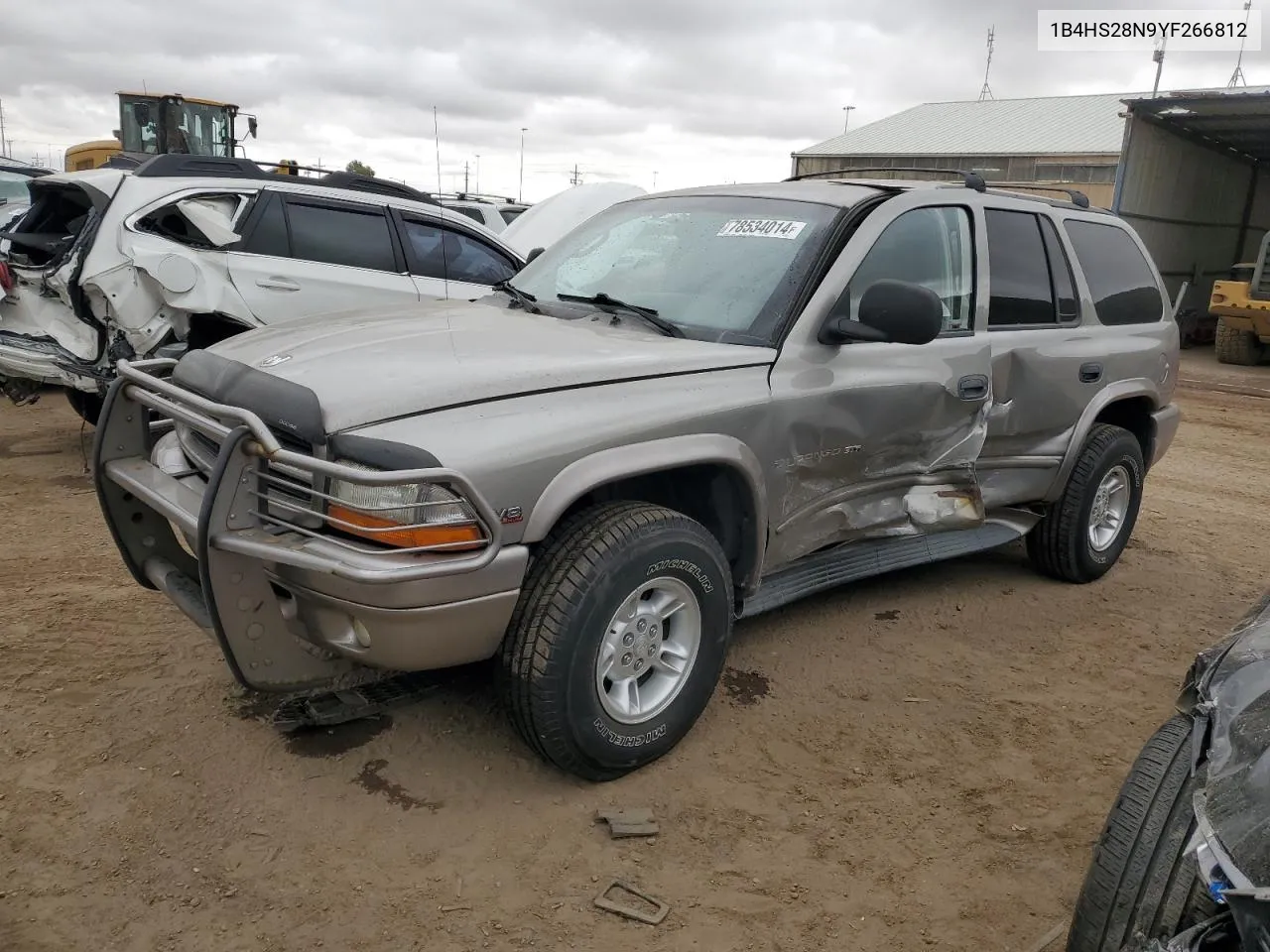 2000 Dodge Durango VIN: 1B4HS28N9YF266812 Lot: 78534014