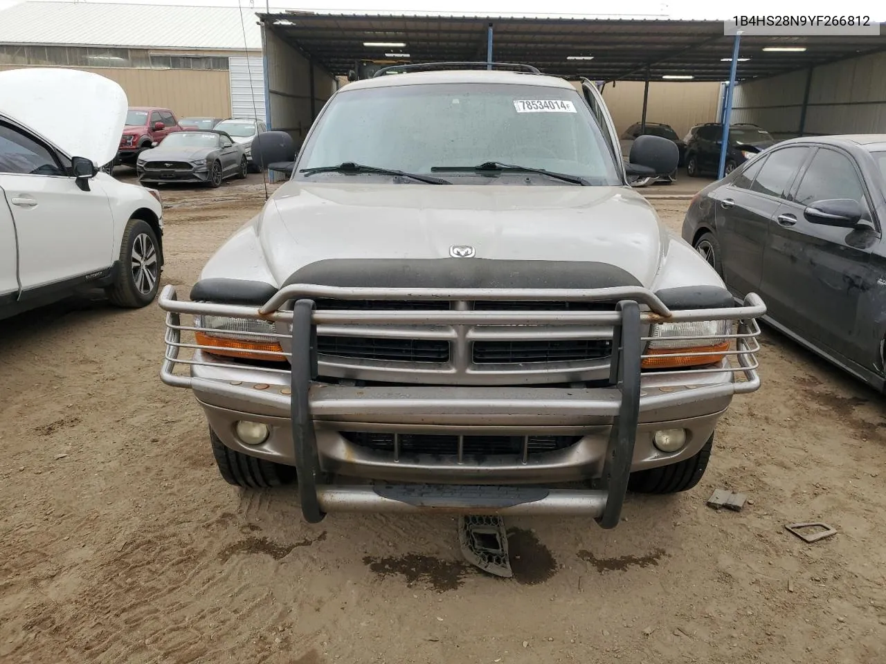 2000 Dodge Durango VIN: 1B4HS28N9YF266812 Lot: 78534014