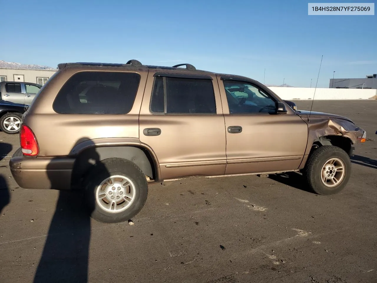 2000 Dodge Durango VIN: 1B4HS28N7YF275069 Lot: 78702274