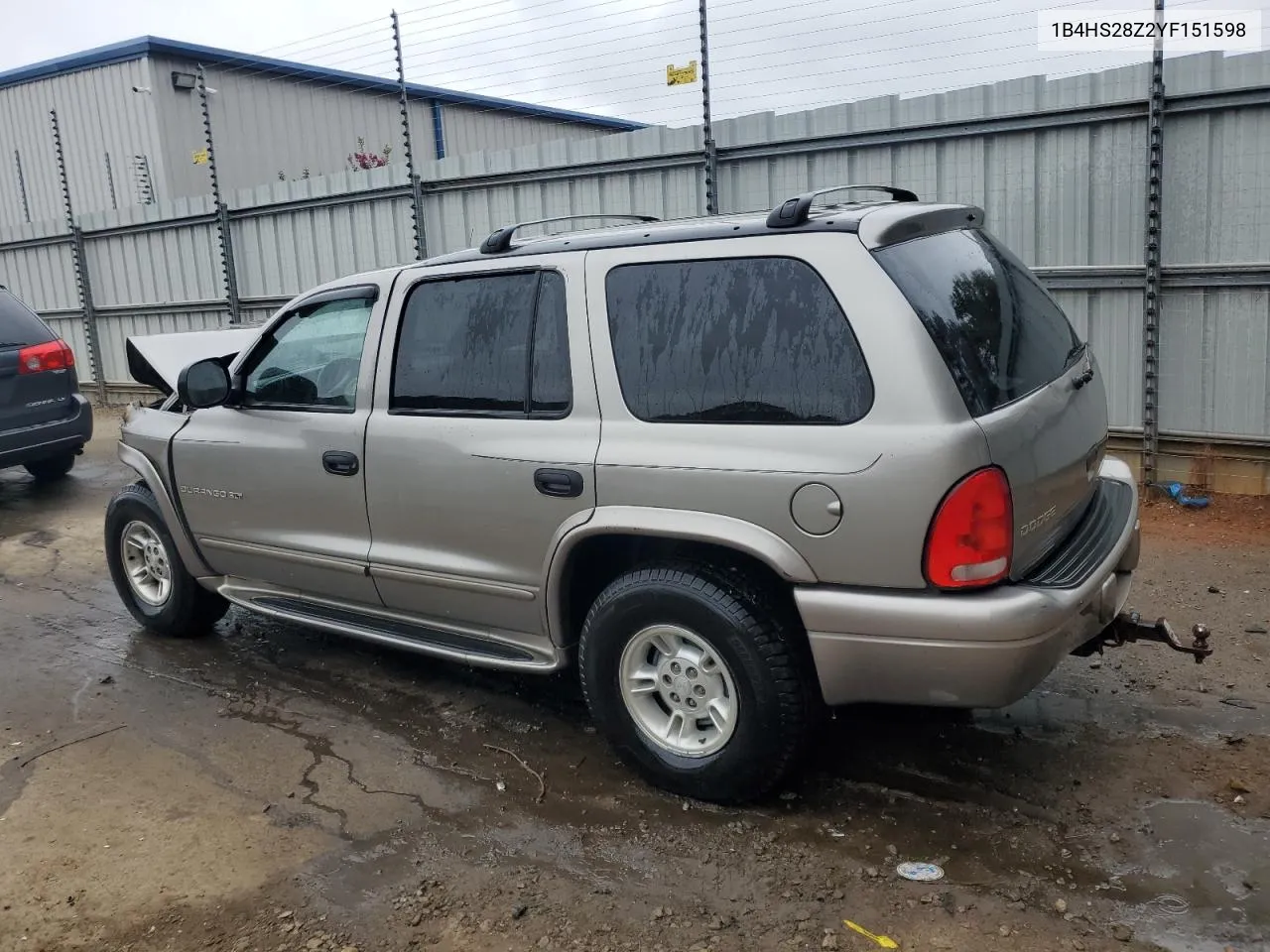 2000 Dodge Durango VIN: 1B4HS28Z2YF151598 Lot: 79602494