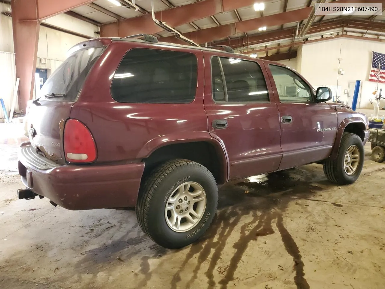 2001 Dodge Durango VIN: 1B4HS28N21F607490 Lot: 56190604