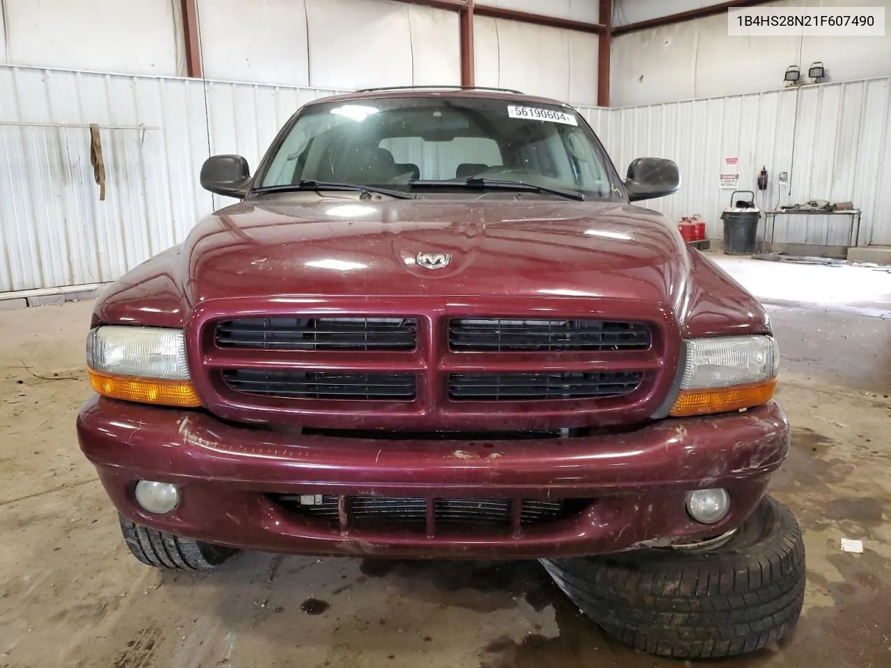 2001 Dodge Durango VIN: 1B4HS28N21F607490 Lot: 56190604