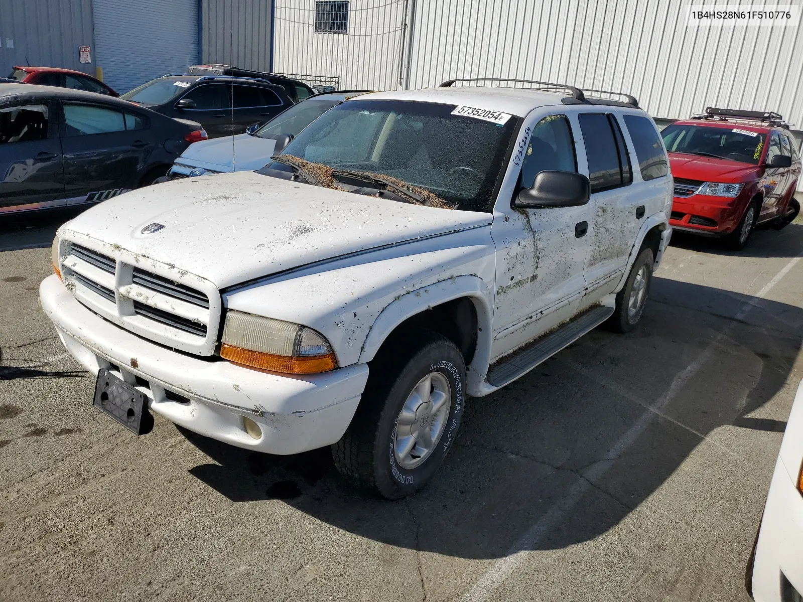 2001 Dodge Durango VIN: 1B4HS28N61F510776 Lot: 57352054