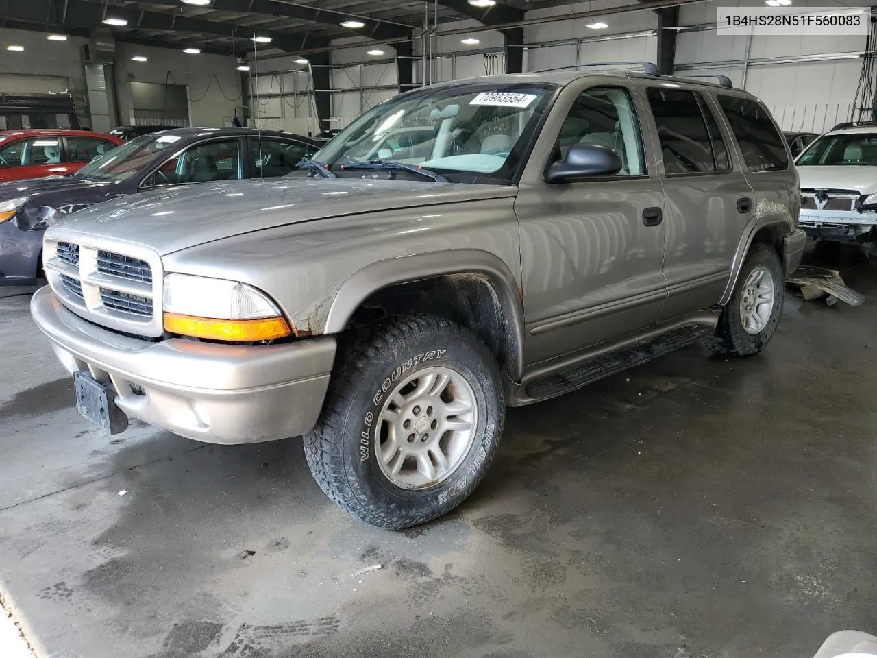 2001 Dodge Durango VIN: 1B4HS28N51F560083 Lot: 70983554