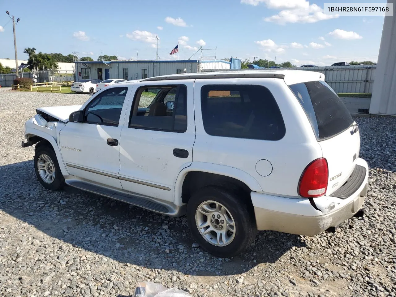 1B4HR28N61F597168 2001 Dodge Durango