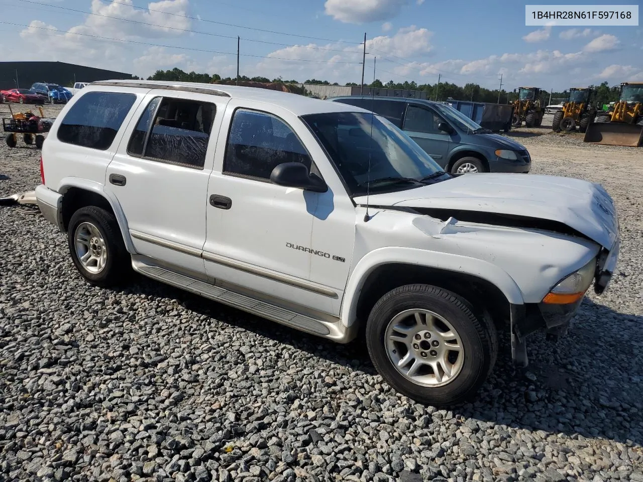 2001 Dodge Durango VIN: 1B4HR28N61F597168 Lot: 71787154