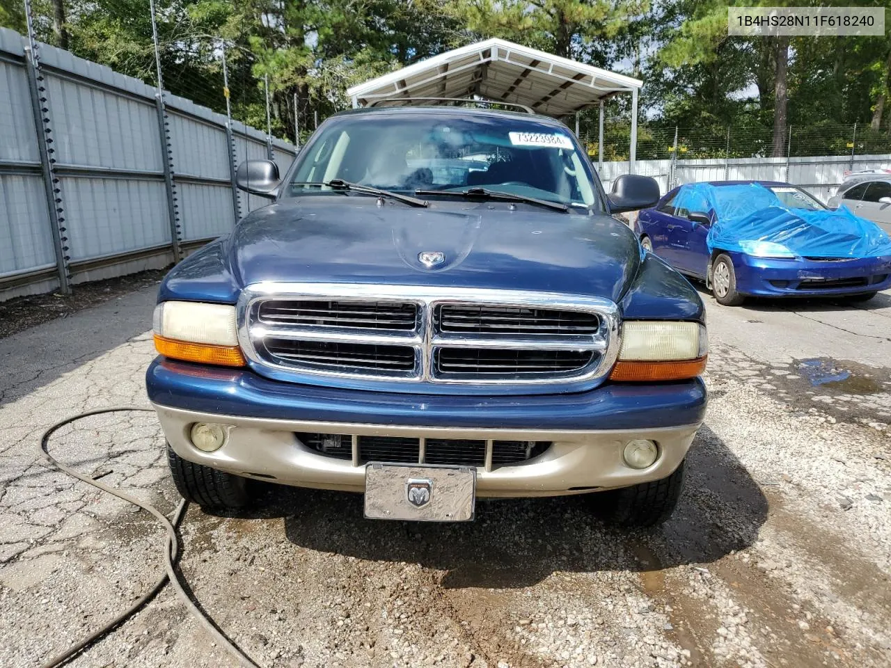 2001 Dodge Durango VIN: 1B4HS28N11F618240 Lot: 73223984